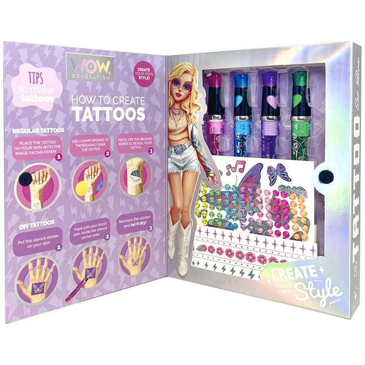 Temporäre Tattoos